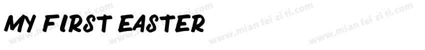 my first easter字体转换